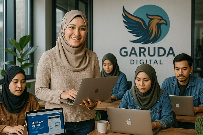 kelas jasa website garuda digital mantap